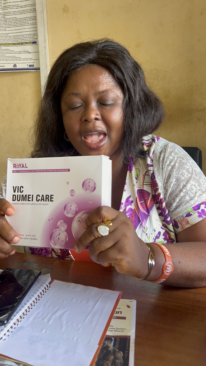 Member presenting VIC Dumei Care